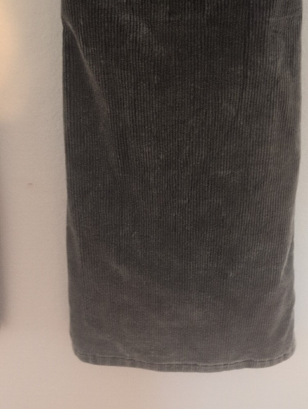 Girls Rock And Roll Denim Charcoal Gray Flared Corduroy Pants - Picture 5 of 6